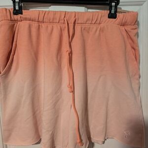 Victoria Secret Pink Fleece Dad Shorts Size XL